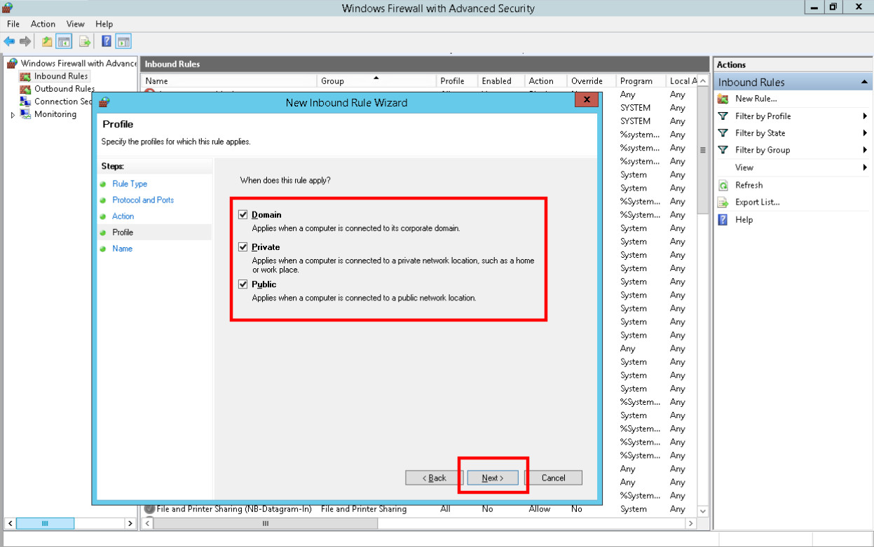 How to Open a Port in Windows Server